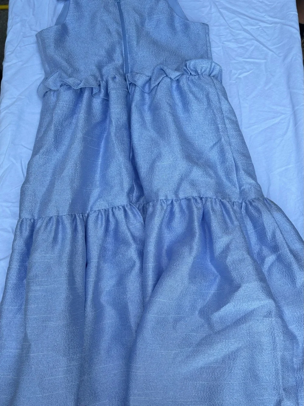 GB girls Light Blue Tiered Ruffle Party Dress